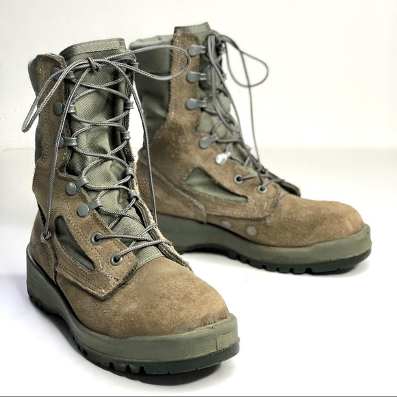 Belleville Shoe Company Shoes - Belleville Shoe Company Hot Weather military tactical combat boots khaki 6.5